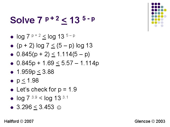 Solve 7 p + 2 < 13 5 - p l l l l Solve 7 p + 2 < 13 5 - p l l l l