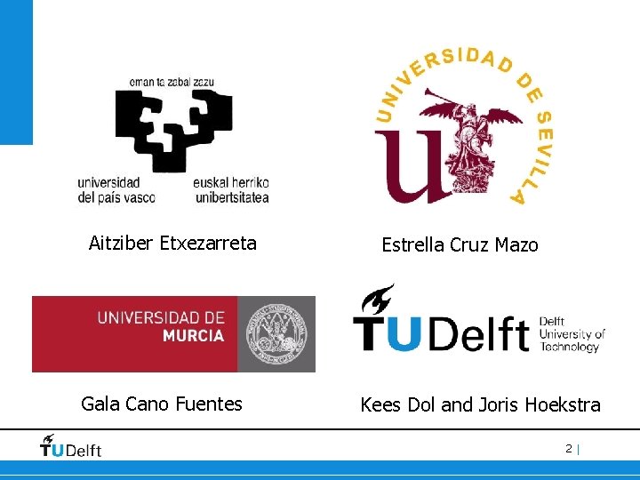 Aitziber Etxezarreta Gala Cano Fuentes Estrella Cruz Mazo Kees Dol and Joris Hoekstra 2|