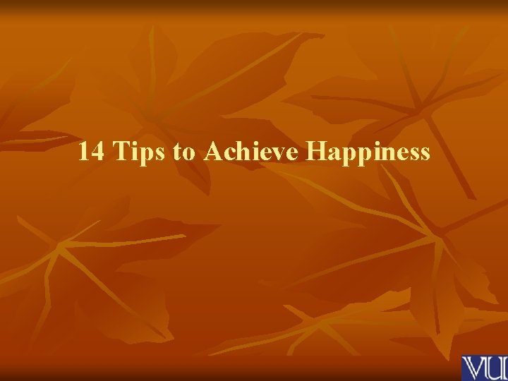 14 Tips to Achieve Happiness 