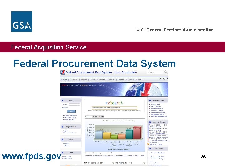 U. S. General Services Administration Federal Acquisition Service Federal Procurement Data System www. fpds.