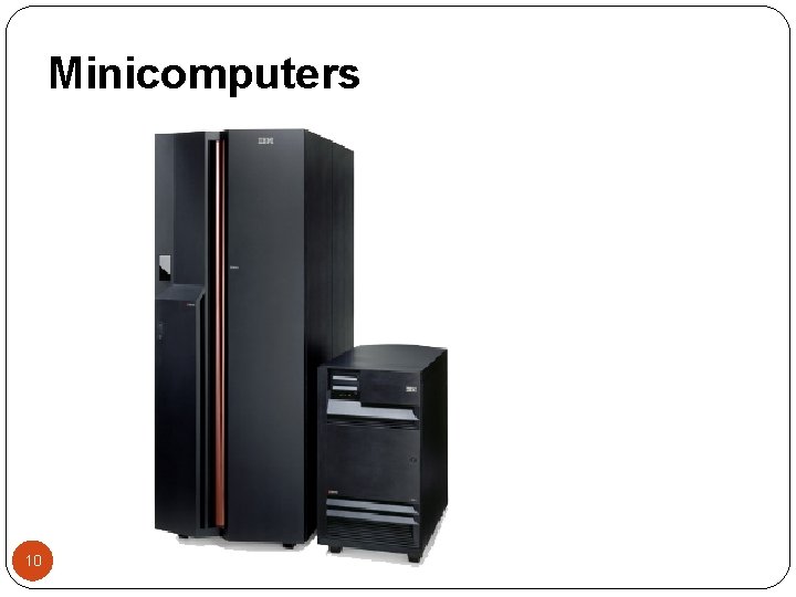 Minicomputers 10 