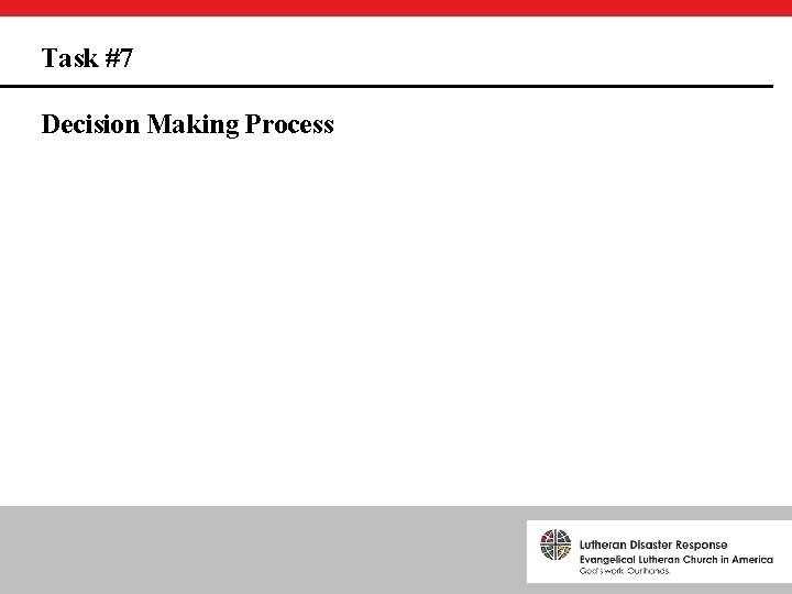 Task #7 Decision Making Process 