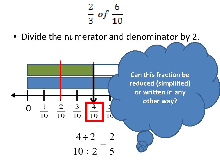  • Divide the numerator and denominator by 2. 0 Can this fraction be