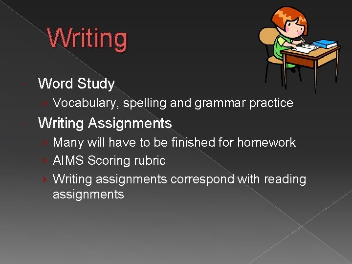 Writing Word Study › Vocabulary, spelling and grammar practice Writing Assignments › Many will