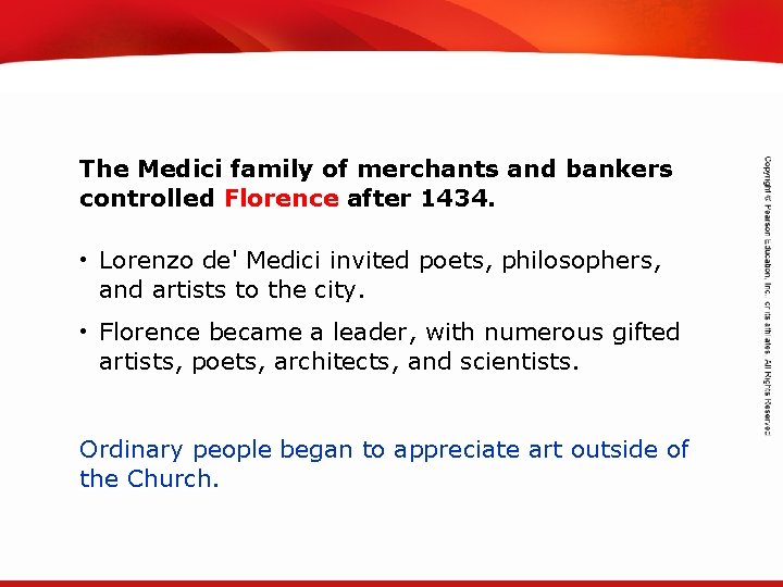 TEKS 8 C: Calculate percent composition and empirical and molecular formulas. The Medici family