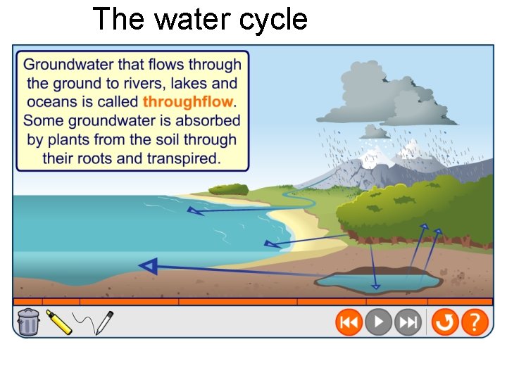 The water cycle 