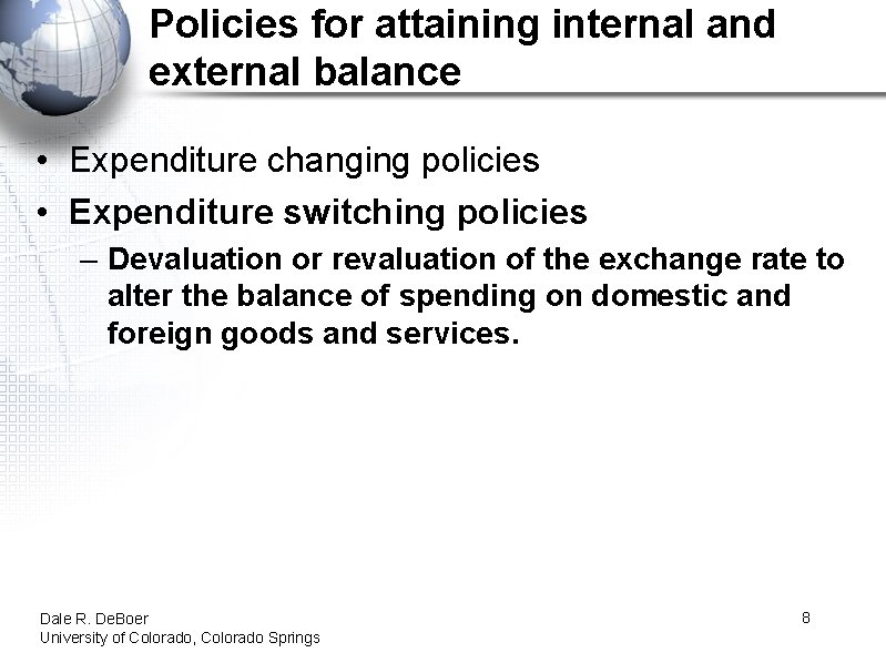 An Introduction to International Economics Chapter 14 Adjustment