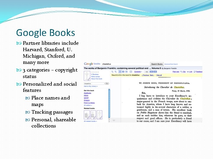 Google Books Partner libraries include Harvard, Stanford, U. Michigan, Oxford, and many more 3