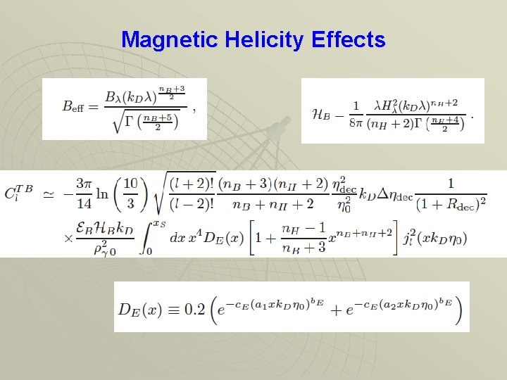 Magnetic Helicity Effects Magnetic Helicity Effects