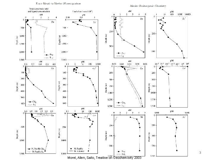 3 Morel, Allen, Saito, Treatise on Geochemisrty 2003 