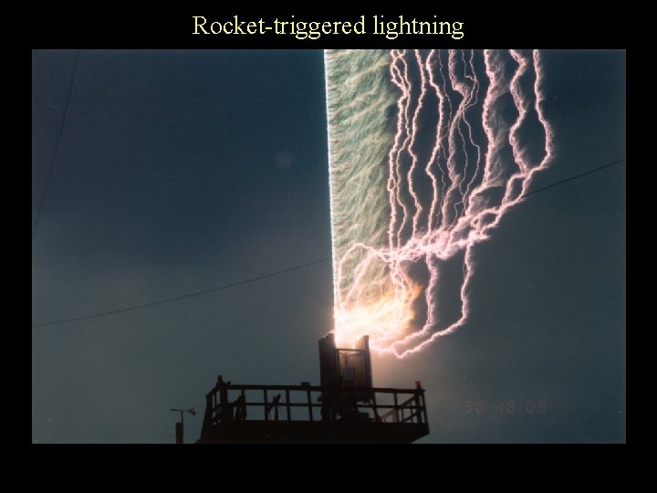 Rocket-triggered lightning 