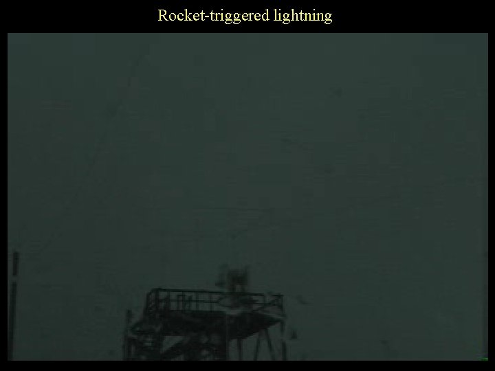 Rocket-triggered lightning 