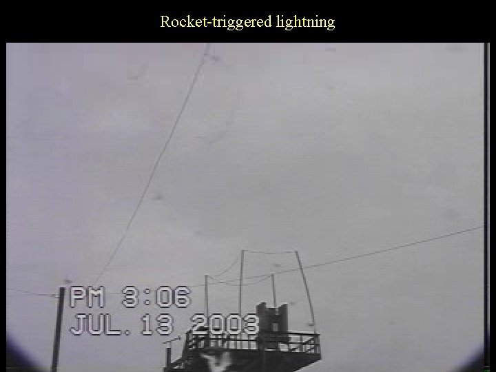 Rocket-triggered lightning 