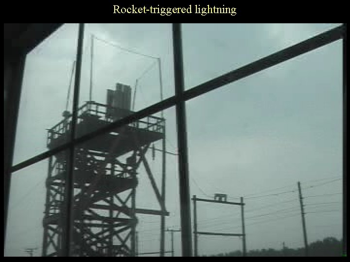 Rocket-triggered lightning 