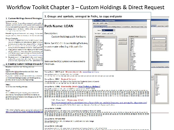Workflow Toolkit Chapter 3 – Custom Holdings & Direct Request 