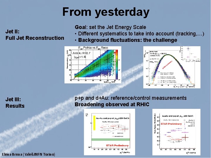 From yesterday Jet II: Full Jet Reconstruction Goal: set the Jet Energy Scale •