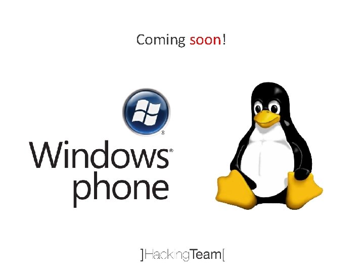 Coming soon! 
