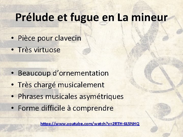 Prélude et fugue en La mineur • Pièce pour clavecin • Très virtuose •