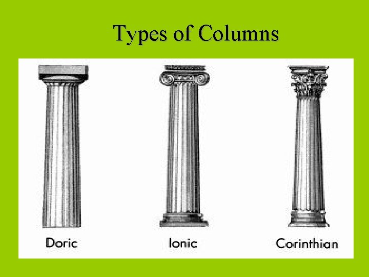 Types of Columns 