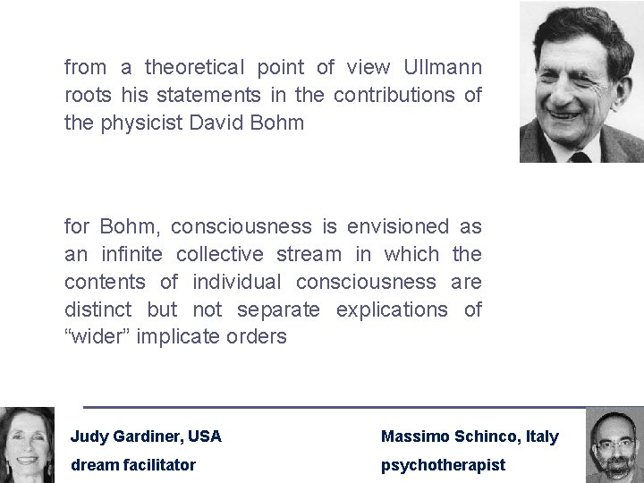 from a theoretical point of view Ullmann roots his statements in the contributions of