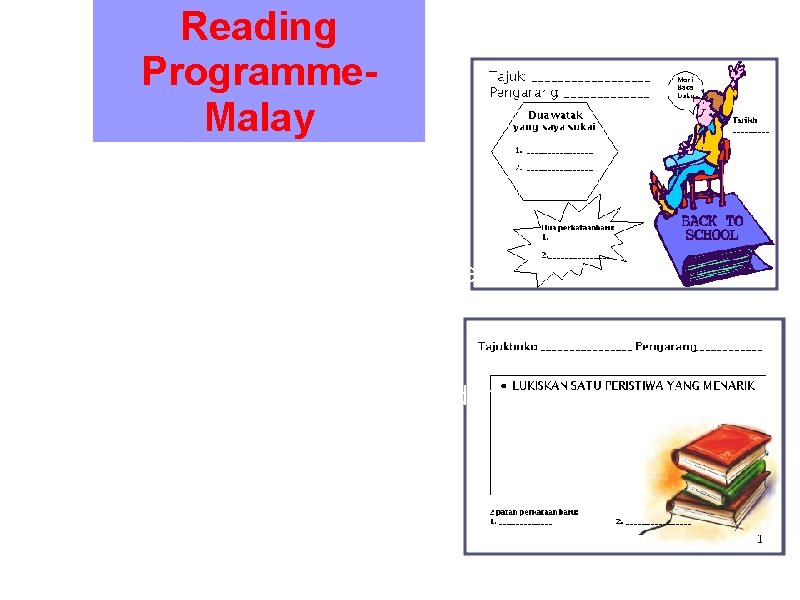 Reading Programme. Malay • Our Theme, ‘Reading is fun’ • The contents of this Reading Programme. Malay • Our Theme, ‘Reading is fun’ • The contents of this