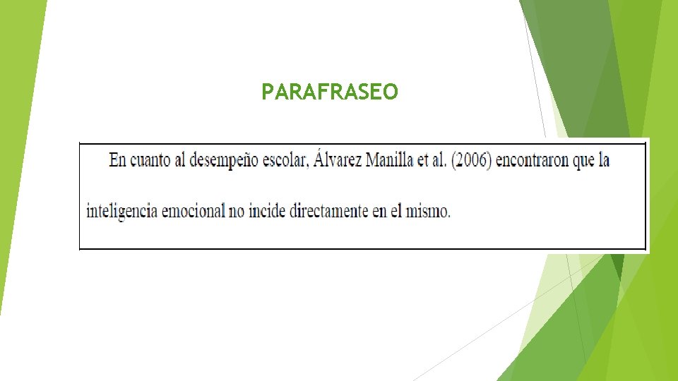 PARAFRASEO 
