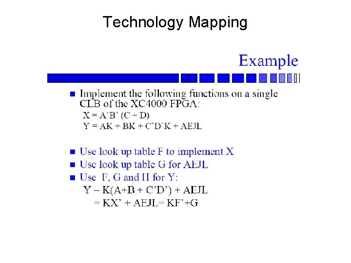 Technology Mapping 