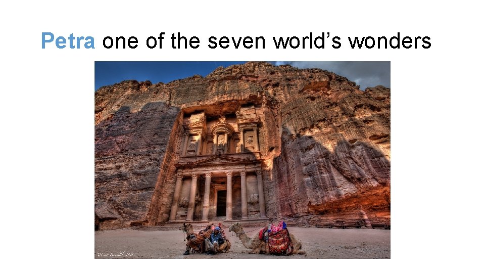 Petra one of the seven world’s wonders 