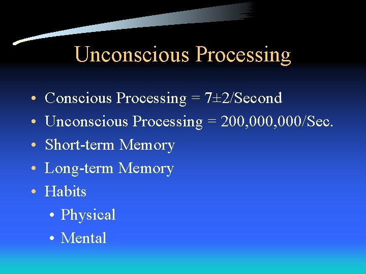 Unconscious Processes Examples Why Study Communication The Only Completely Portable Skill