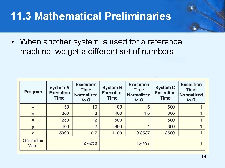 11. 3 Mathematical Preliminaries • When another system is used for a reference machine,