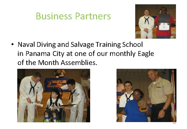 Business Partners • Naval Diving and Salvage Training School in Panama City at one