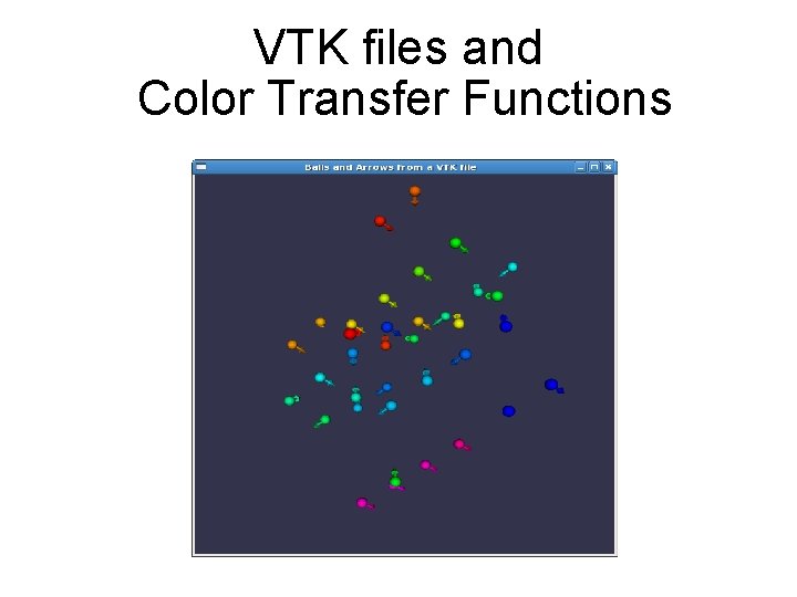 VTK files and Color Transfer Functions 