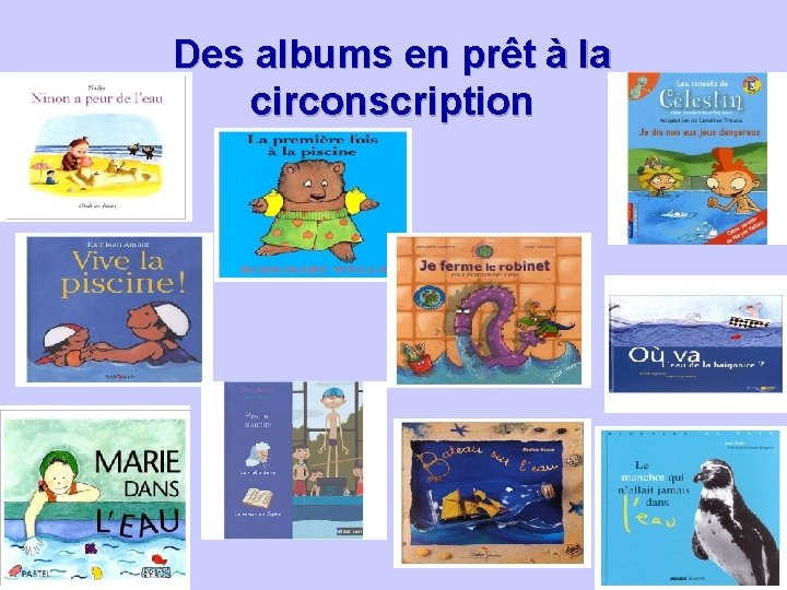 Des albums en prêt à la circonscription 