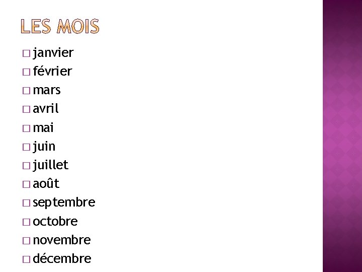 � janvier � février � mars � avril � mai � juin � juillet � janvier � février � mars � avril � mai � juin � juillet