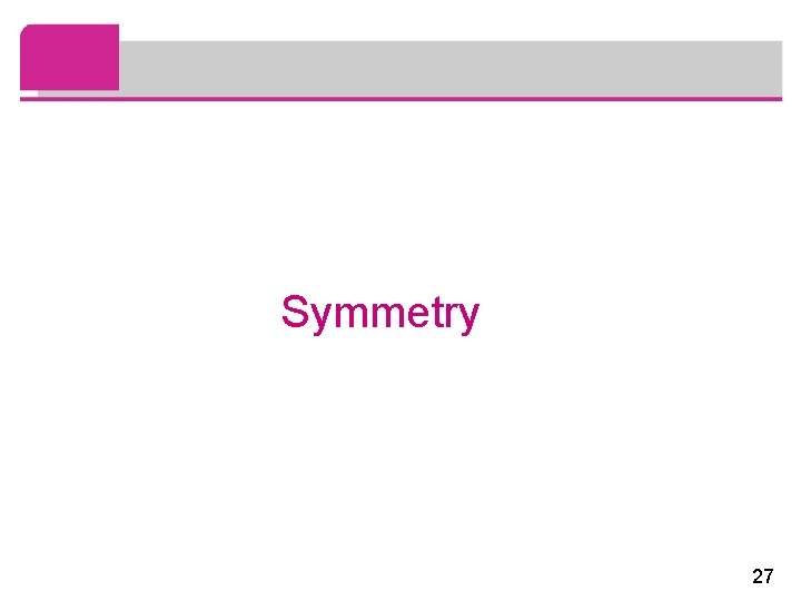 Symmetry 27 