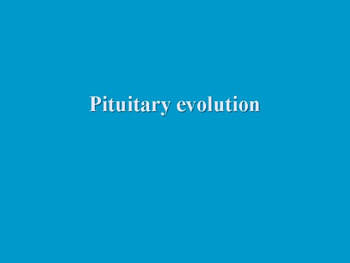 Pituitary evolution 