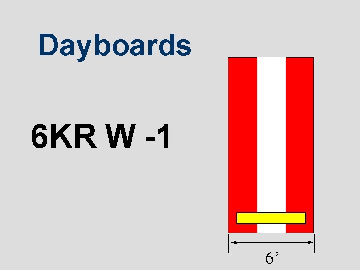 Dayboards 6 KR W -1 6’ 