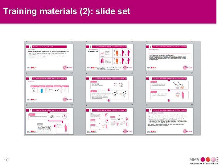Training materials (2): slide set 10 