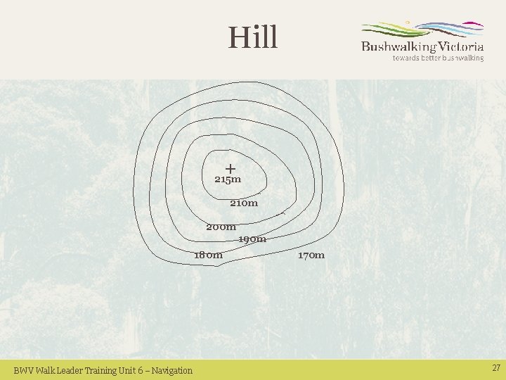 Hill + 215 m 210 m 200 m 190 m 180 m BWV Walk