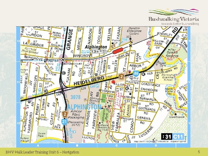 BWV Walk Leader Training Unit 6 – Navigation 5 