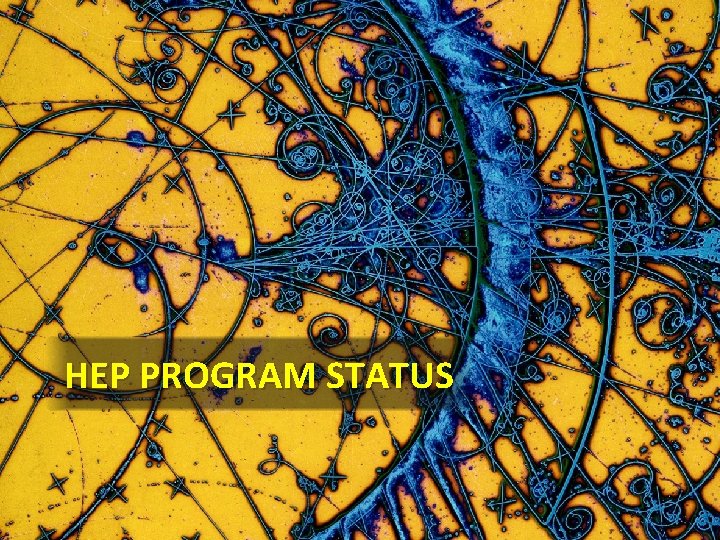 HEP PROGRAM STATUS HEP PROGRAM STATUS