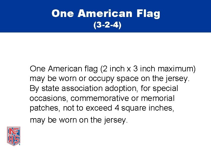 One American Flag (3 -2 -4) One American flag (2 inch x 3 inch