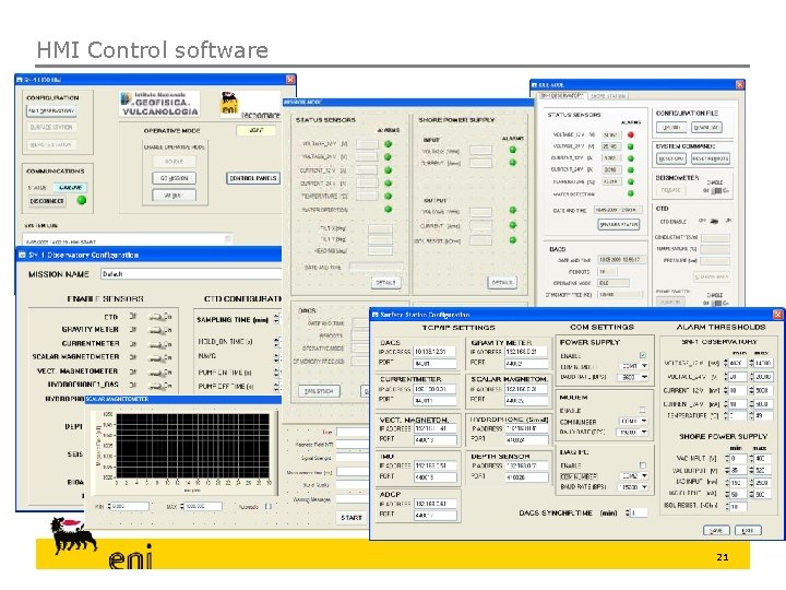 HMI Control software 21 