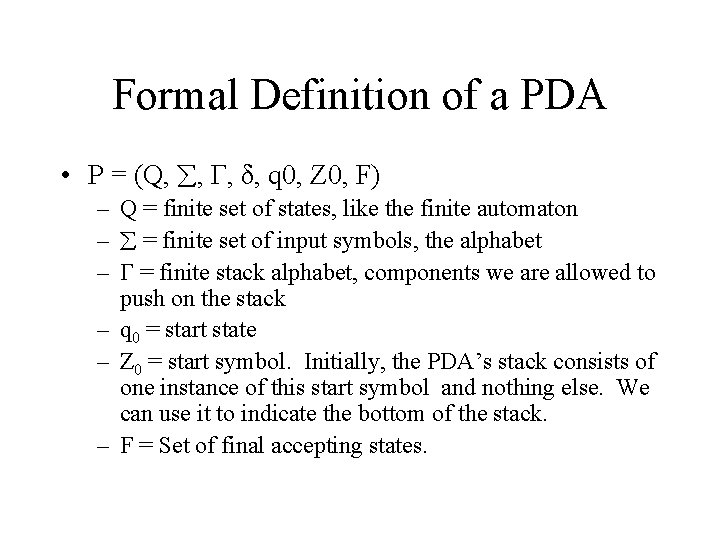 Pda of definition is what the PDA (Personal