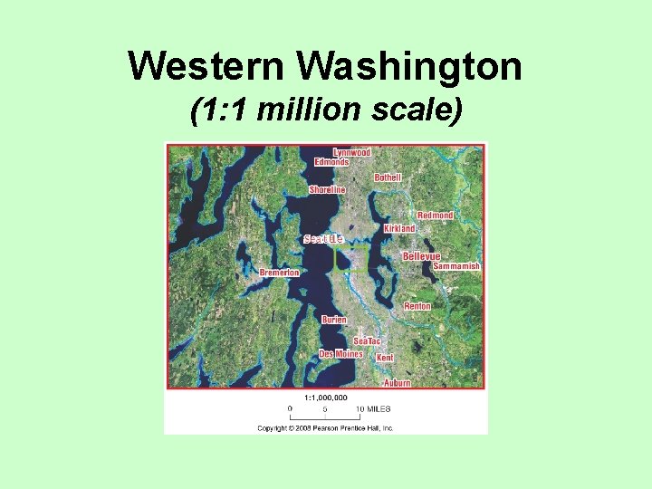 Western Washington (1: 1 million scale) 