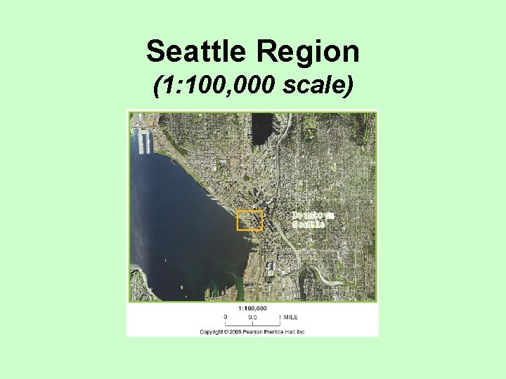 Seattle Region (1: 100, 000 scale) 