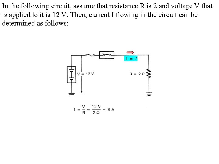 In the following circuit, assume that resistance R is 2 and voltage V that