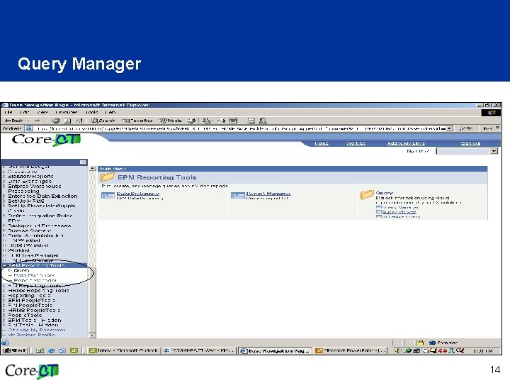 Query Manager 14 