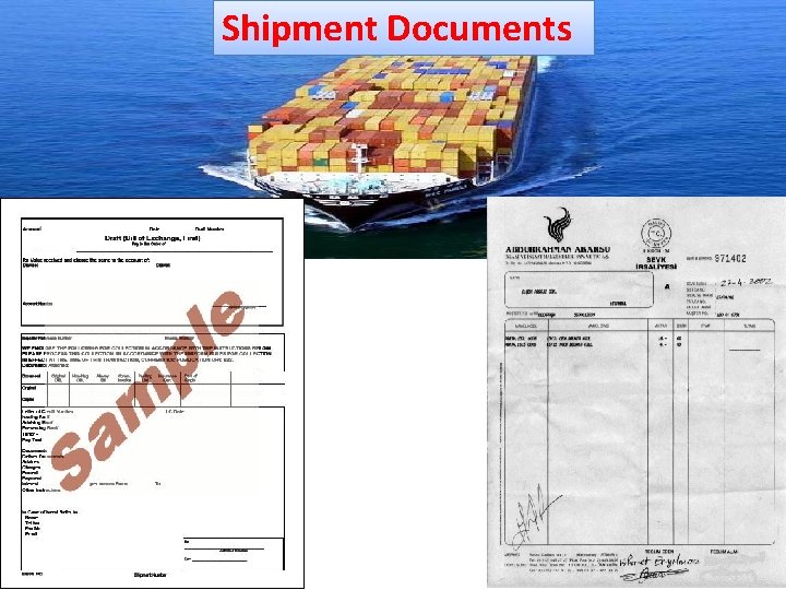 Shipment Documents 
