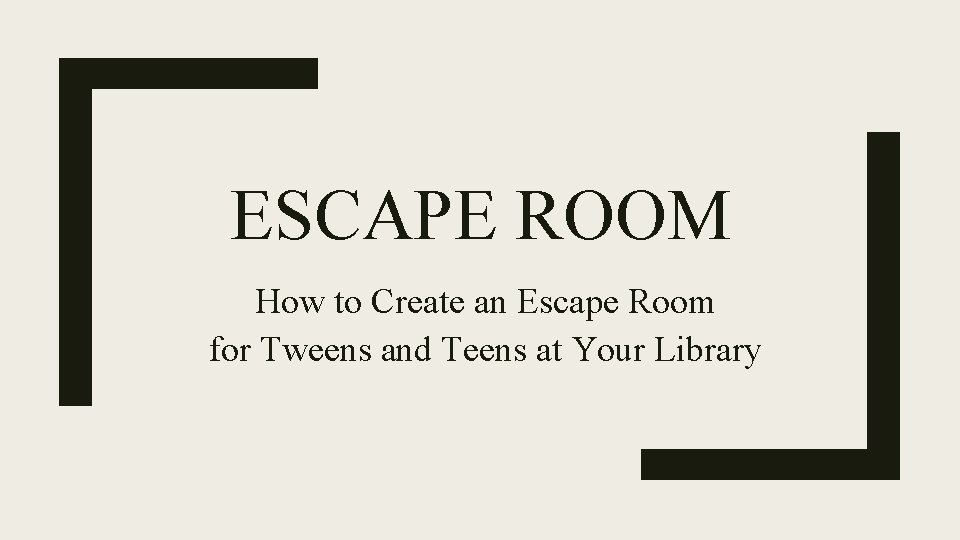 ESCAPE ROOM How to Create an Escape Room for Tweens and Teens at Your